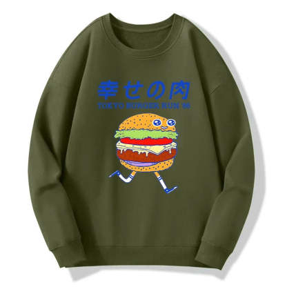 Tokyo-Tiger Tokyo Burger Run Japanese Sweatshirt