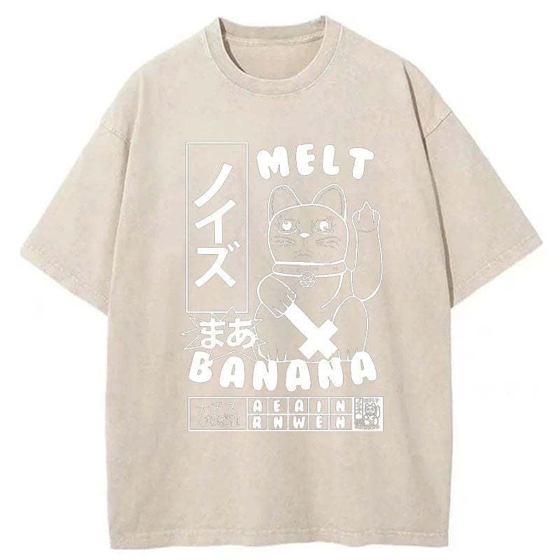 Melt Banana T Shirt White Unisex New - Etsy