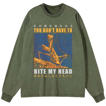 Tokyo-Tiger You Don't Have To Washed Long Sleeve T-Shirt