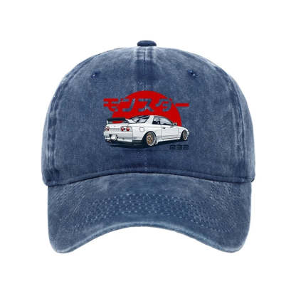 Tokyo-Tiger Monster. Skyline R32 GTR Washed Cap