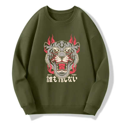 Tokyo-Tiger Retro Tiger Japanese Sweatshirt