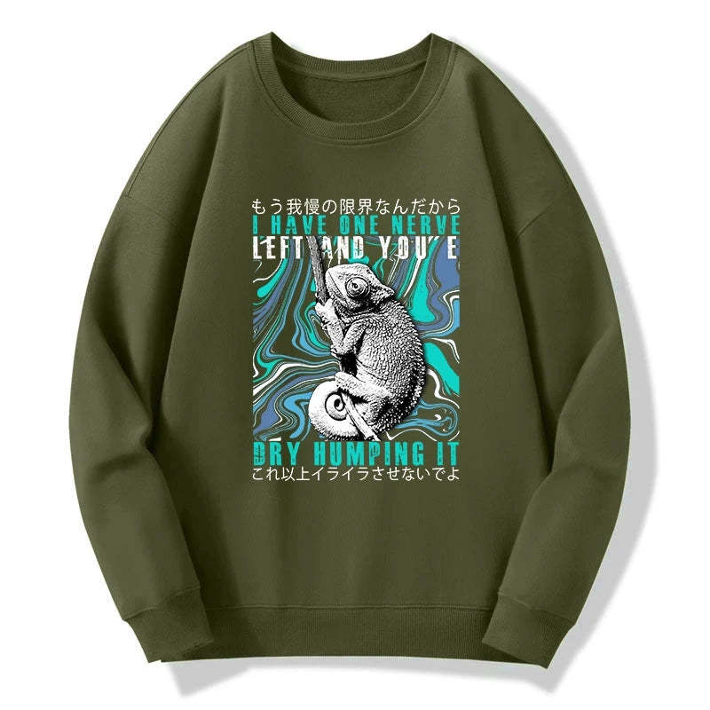 Tokyo-Tiger I Have One Nerve Chameleon Sweatshirt