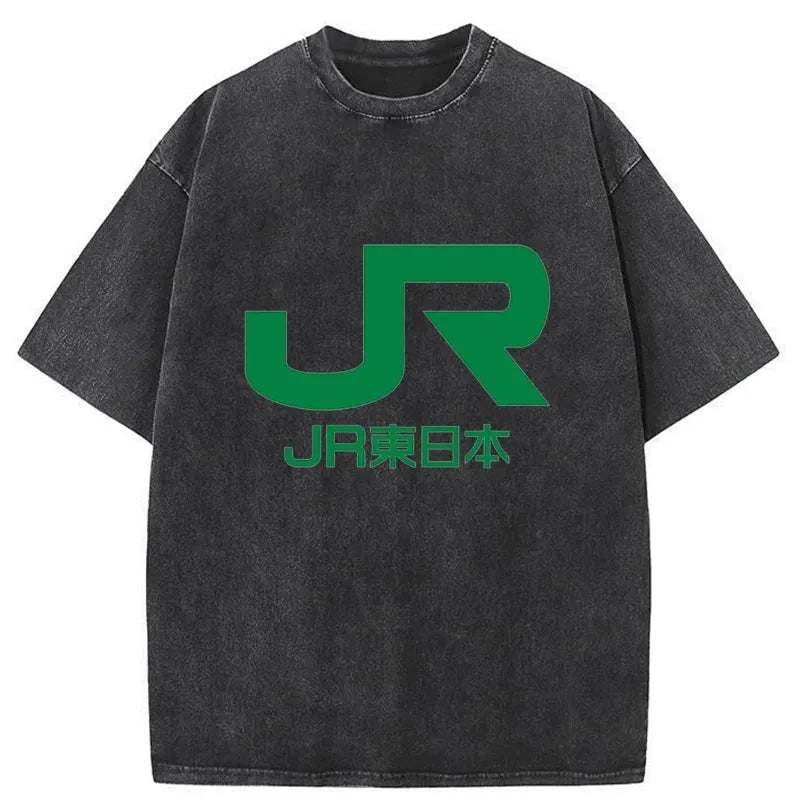 Tokyo-Tiger East Japan Railway Company Washed T-Shirt