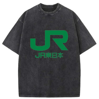 Tokyo-Tiger East Japan Railway Company Washed T-Shirt