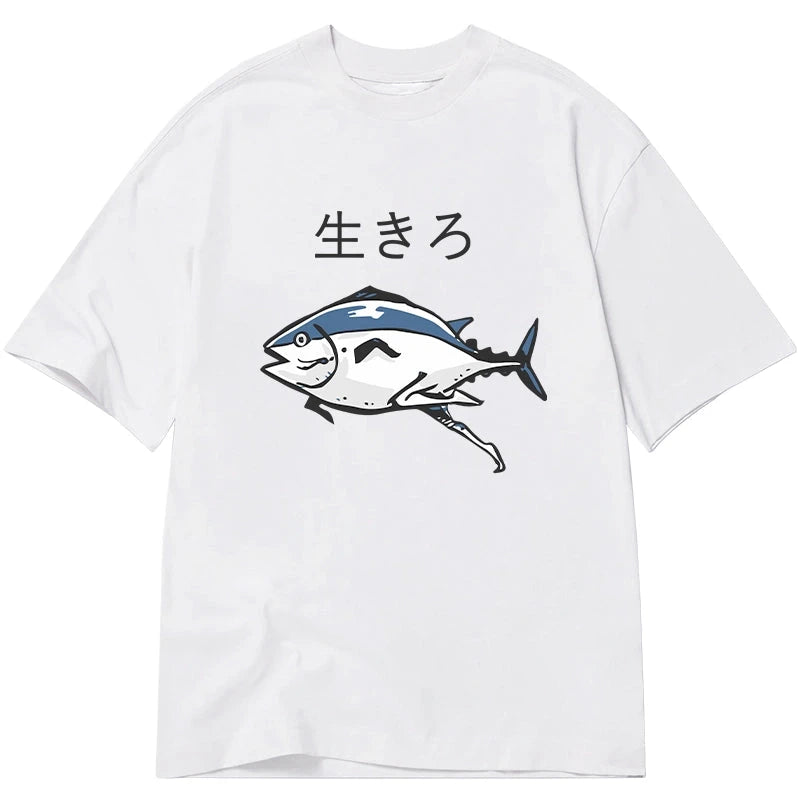 Tokyo-Tiger Running Fish Classic T-Shirt