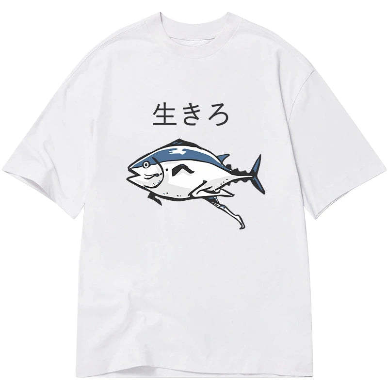 Tokyo-Tiger Running Fish Classic T-Shirt