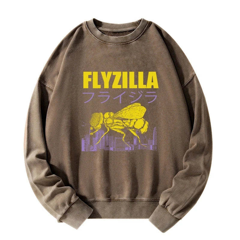 Tokyo-Tiger Giant Fly Japanese Washed Sweatshirt
