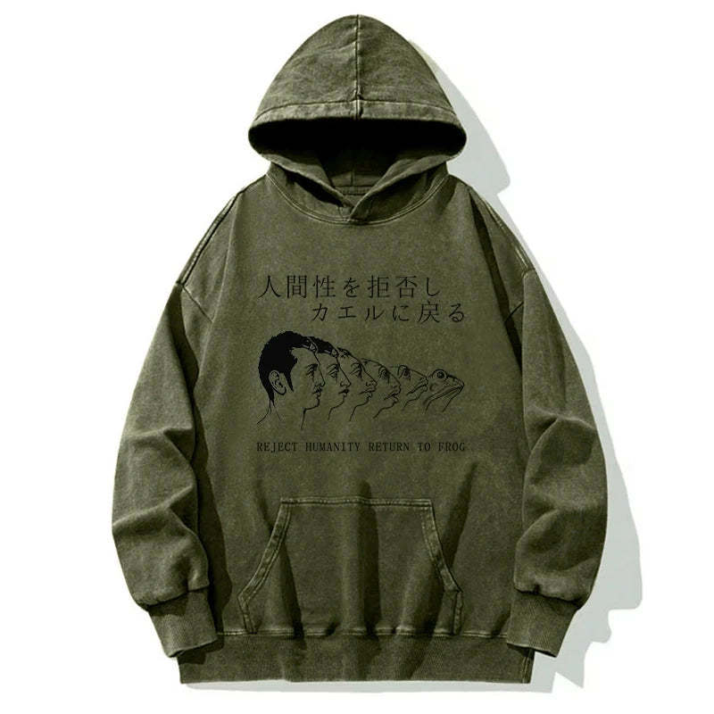 Tokyo-Tiger Return To Frog Washed Hoodie