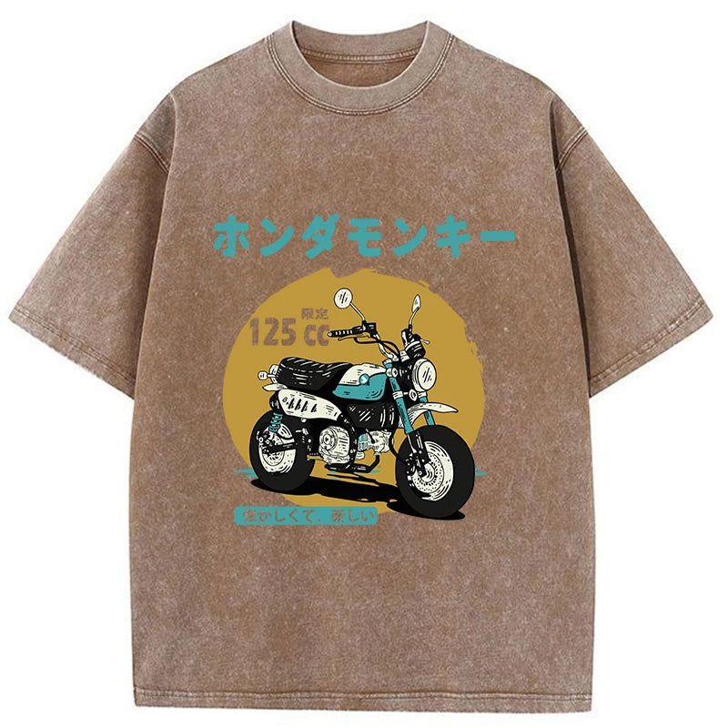 Tokyo-Tiger Honda Motorcycle Japanese Washed T-Shirt Sale