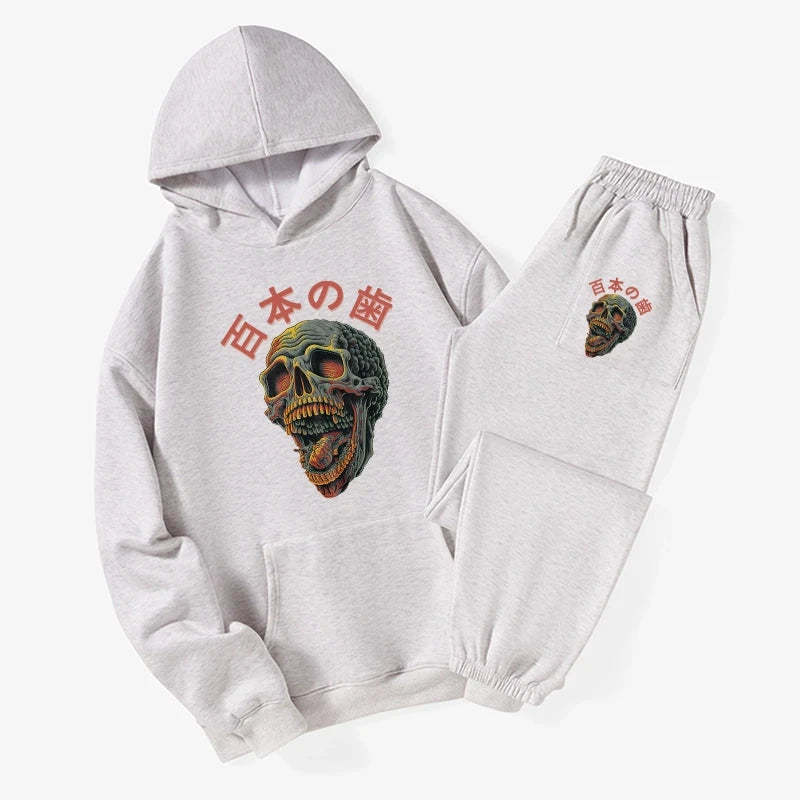 Tokyo-Tiger Terrifying And Disgusting Skull Fleece Lined