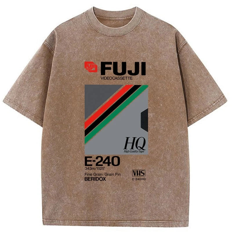 Tokyo-Tiger Retro VHS Tape Vaporwave Aesthetic Essential Washed T-Shirt