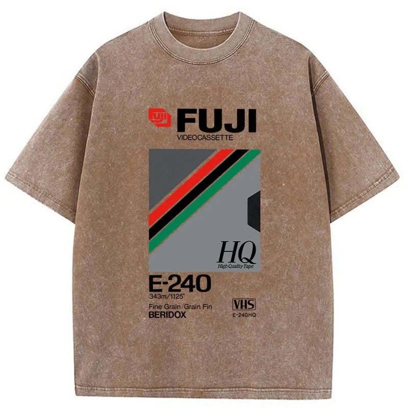 Tokyo-Tiger Retro VHS Tape Vaporwave Aesthetic Essential Washed T-Shirt