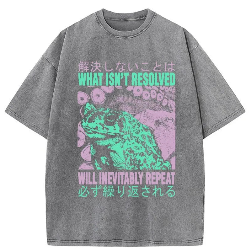 Tokyo-Tiger What Ist Resolved Forg Washed T-Shirt