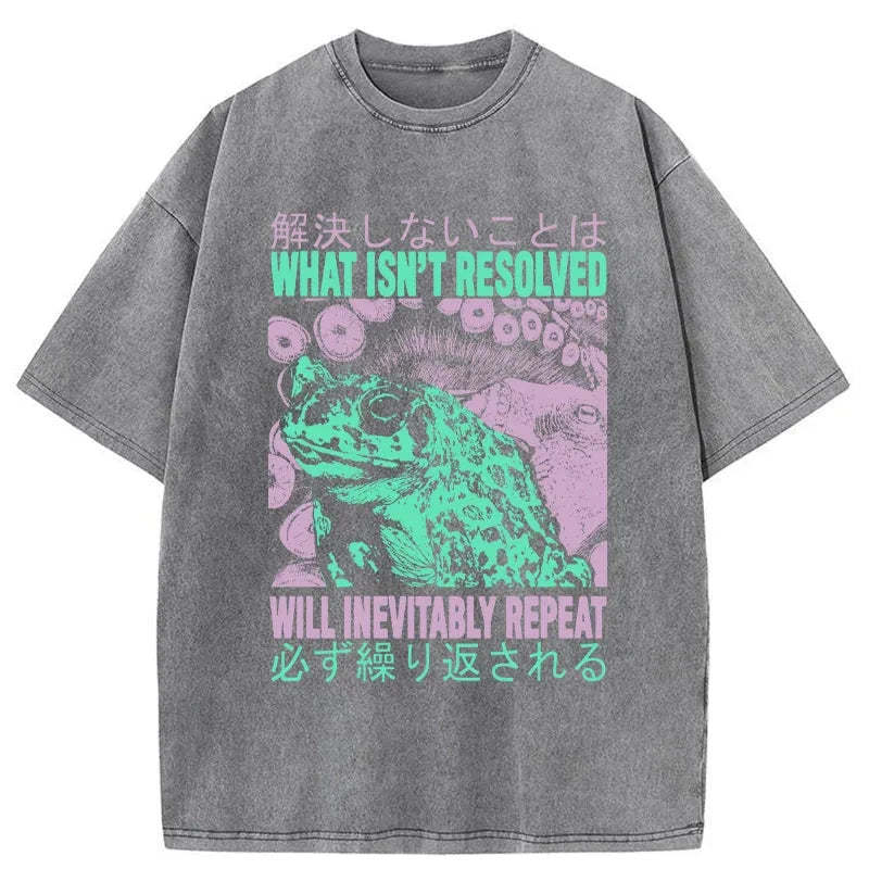 Tokyo-Tiger What Ist Resolved Forg Washed T-Shirt