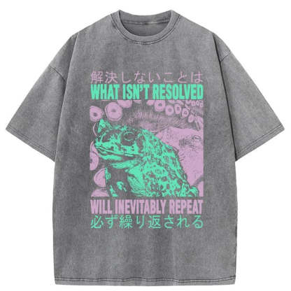 Tokyo-Tiger What Ist Resolved Forg Washed T-Shirt