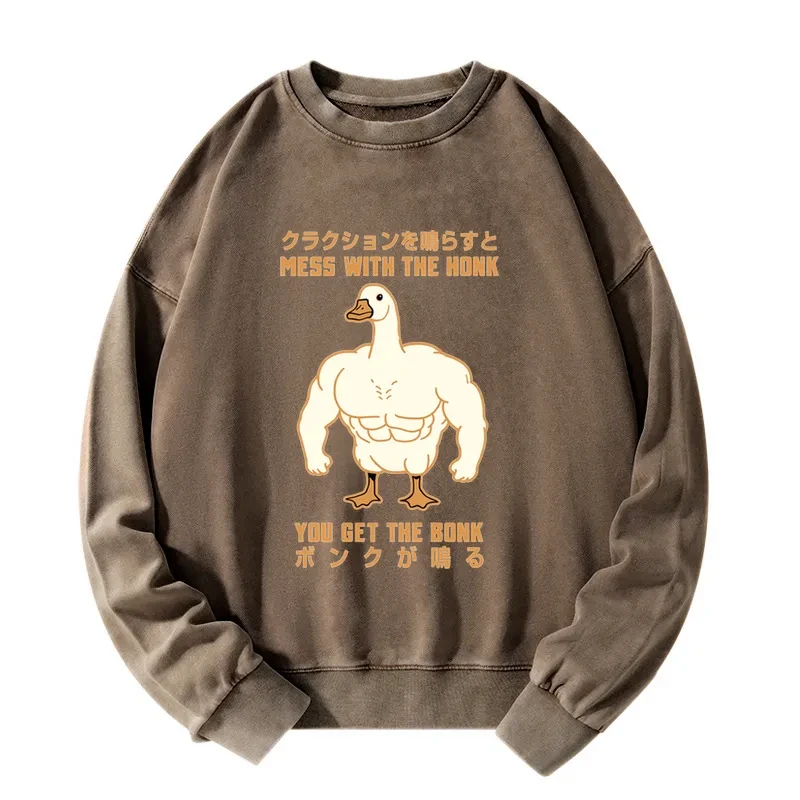 Tokyo-Tiger Strong Goose Japanese Washed Sweatshirt