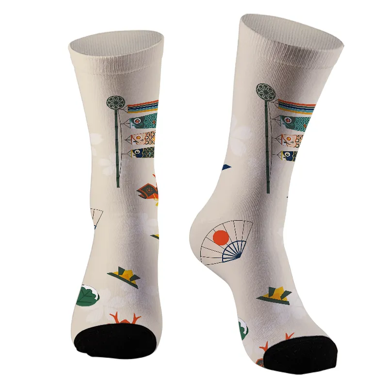 Tokyo-Tiger Japanese Traditional Elements Socks