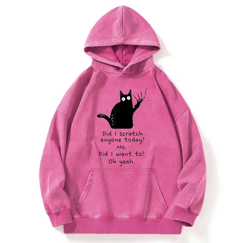 Tokyo-Tiger Cats With Sharp Claws Washed Hoodie