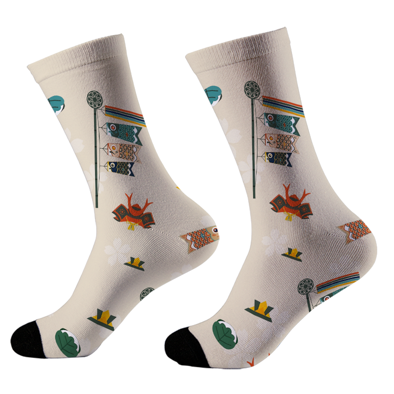 Tokyo-Tiger Japanese Traditional Elements Socks