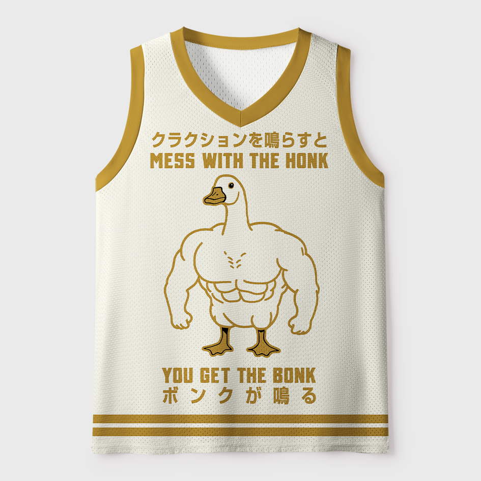 Tokyo-Tiger You Get The Bonk Mesh Tank Top