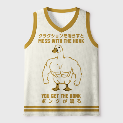 Tokyo-Tiger You Get The Bonk Mesh Tank Top