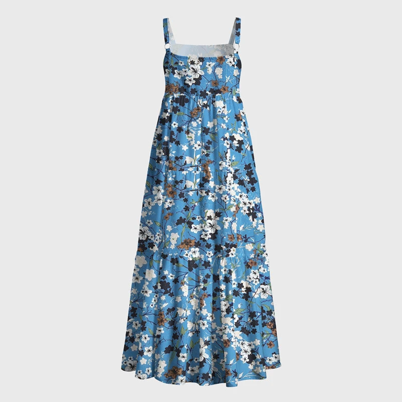 Tokyo-Tiger Delicate Blossom Maxi Dress