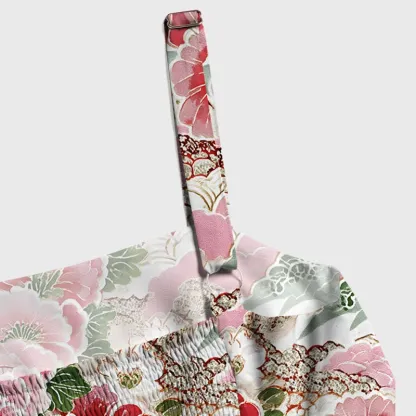 Tokyo-Tiger Bright Flowers Maxi Dress