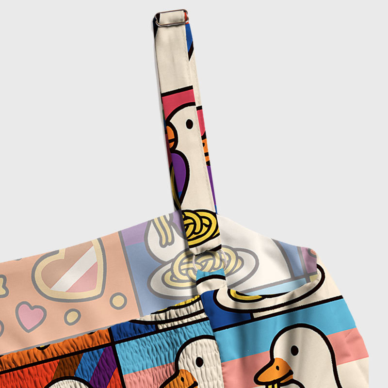 Tokyo-Tiger More Spaghetti Less Upsetti Goose Eat Spaghetti Maxi Dress