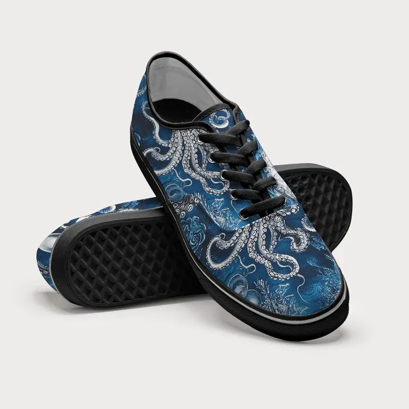 Tokyo-Tiger Deep Sea Octopus Canvas Shoes
