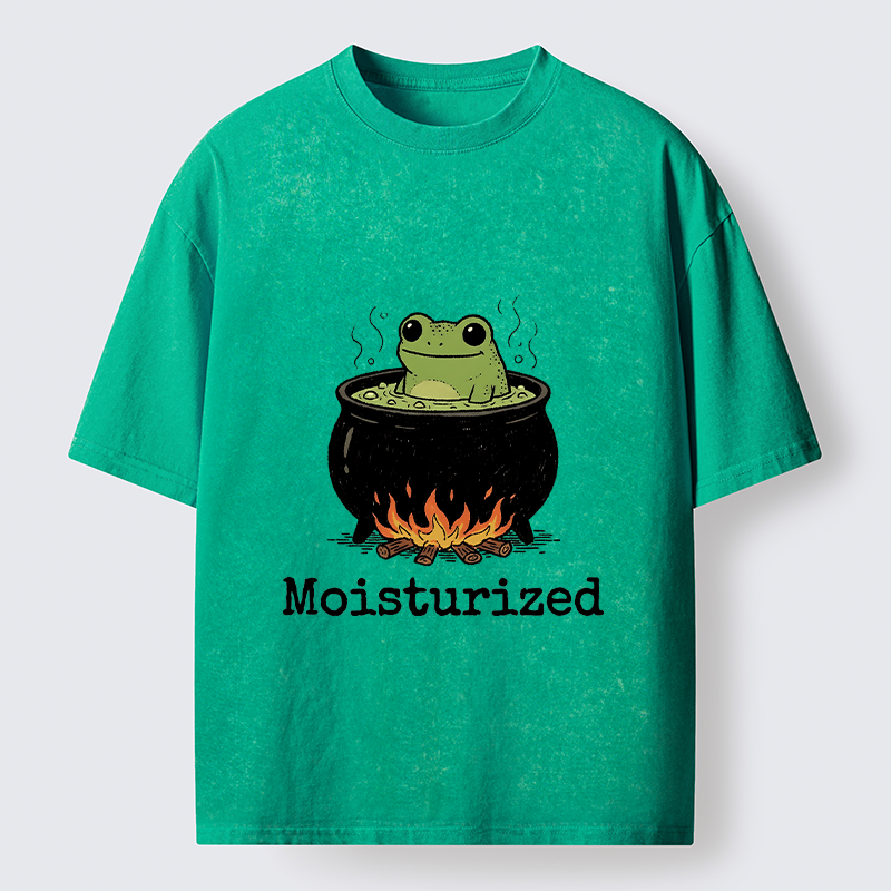 Tokyo-Tiger Funny Frog In A Pot Meme Washed T-Shirt