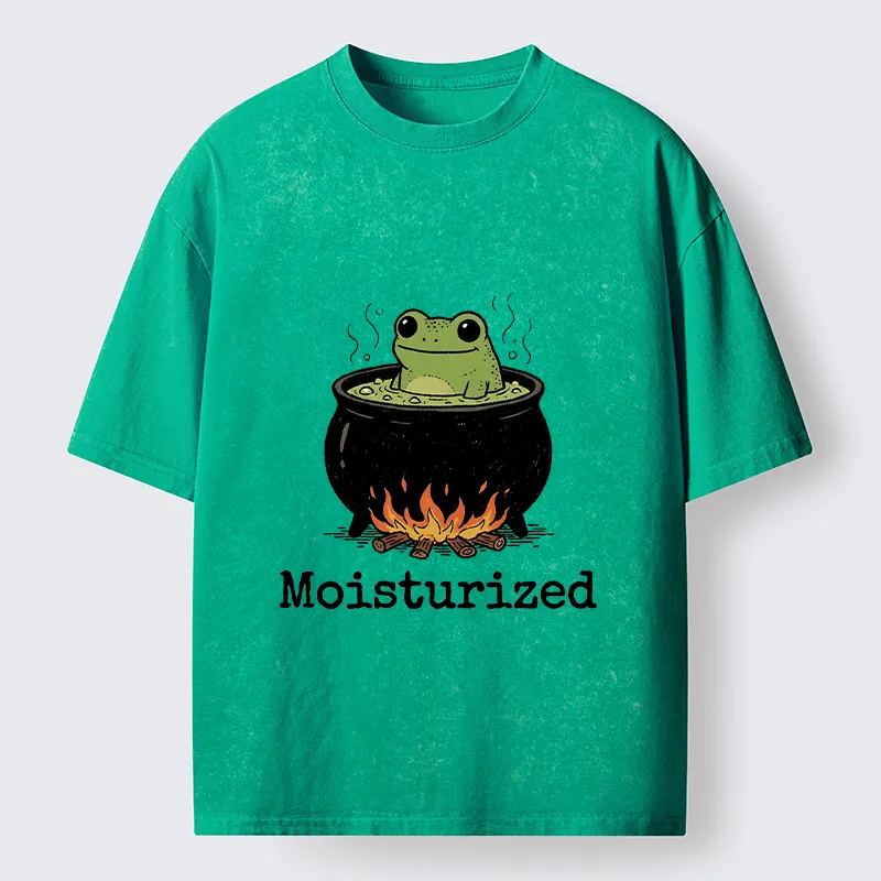 Tokyo-Tiger Funny Frog In A Pot Meme Washed T-Shirt