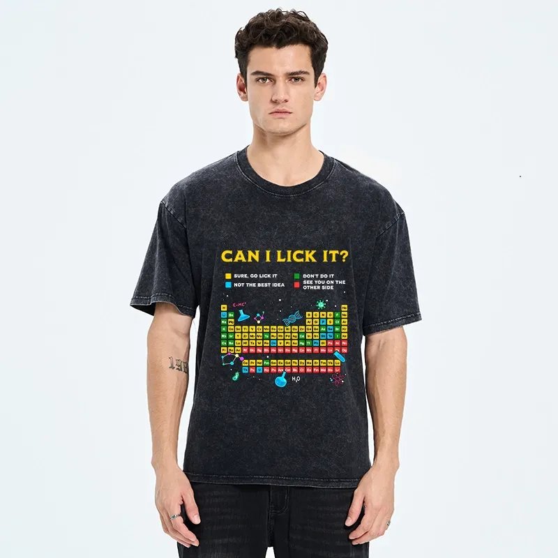 Tokyo-Tiger Can I Lick Elements Washed T-Shirt