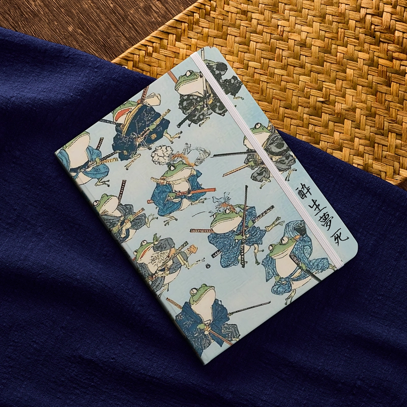 Tokyo-Tiger Frog Samurai Notebook