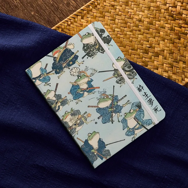 Tokyo-Tiger Frog Samurai Notebook