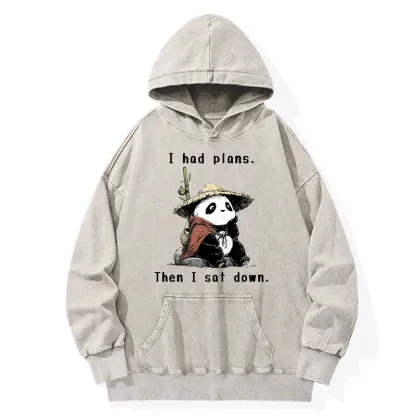 Tokyo-Tiger The Maybe Later Panda Washed Hoodie