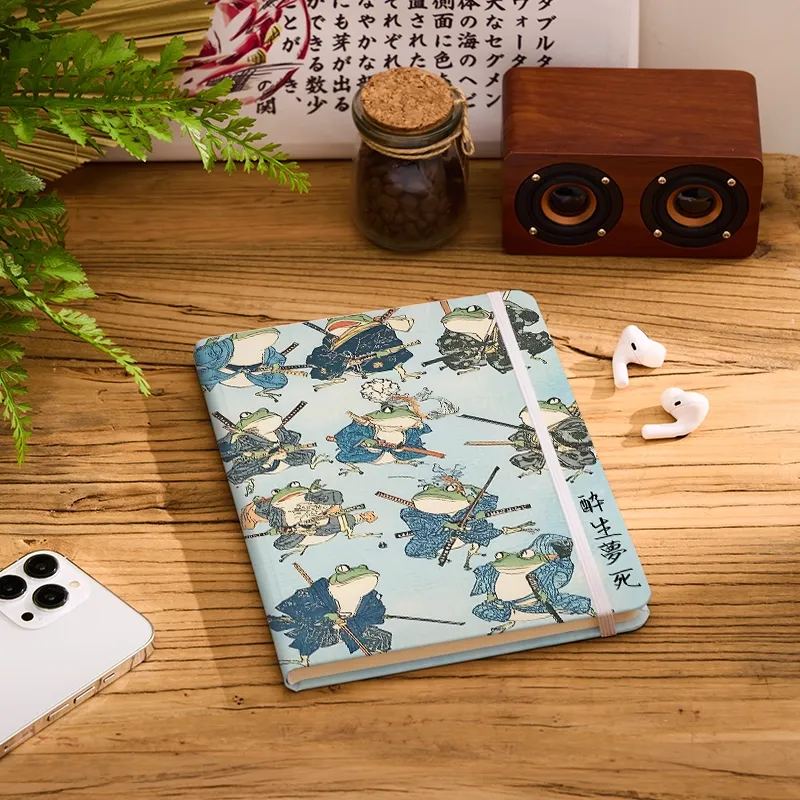 Tokyo-Tiger Frog Samurai Notebook