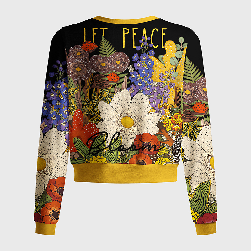 Tokyo-Tiger Peace In Bloom Women's Lightweight Cardigan