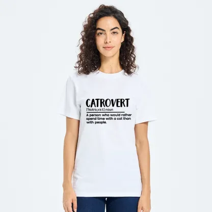 Tokyo-Tiger Catrovert Love Cats Not People Classic T-Shirt