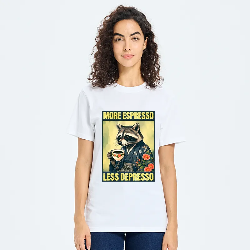 Tokyo-Tiger Coffee Fix Energy Raccoon Classic T-Shirt