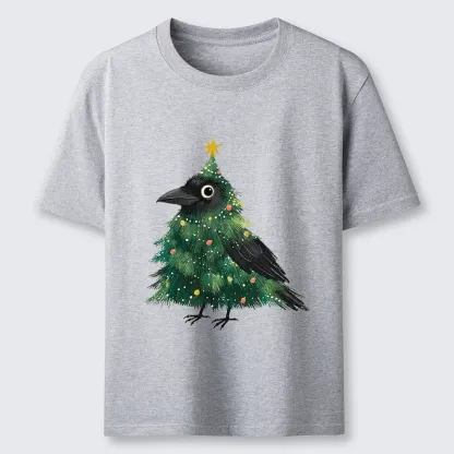 Tokyo-Tiger Cute Christmas Tree Crow Classic T-Shirt