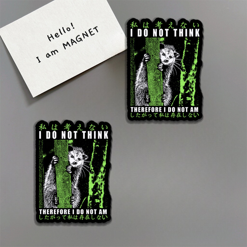 Tokyo-Tiger Stupid Possum Japan Fridge Magnet