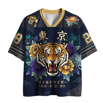 Tokyo-Tiger Roaring Tiger Mesh Jersey