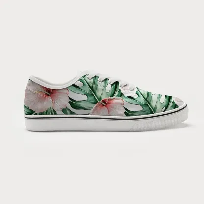 Tokyo-Tiger Island Blossoms Canvas Shoes
