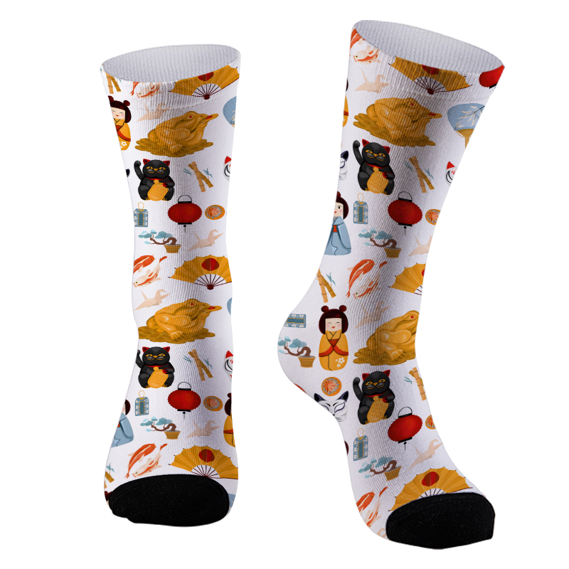 Tokyo-Tiger Japanese Elements Socks