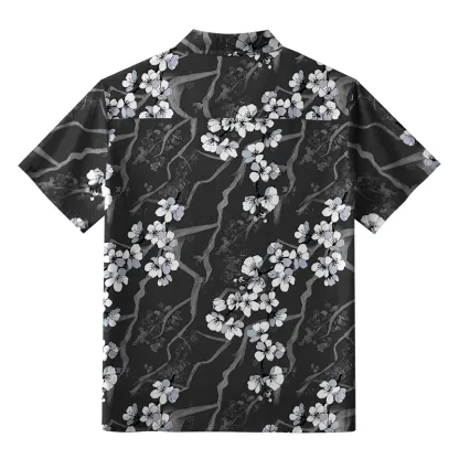 Tokyo-Tiger Sakura With Branches Button-up Shirt