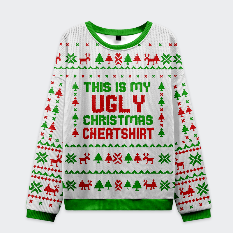 Tokyo-Tiger This Is My Ugly Sweatshirt Christmas Ugly Sweatshirt