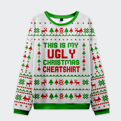 Tokyo-Tiger This Is My Ugly Sweatshirt Christmas Ugly Sweatshirt