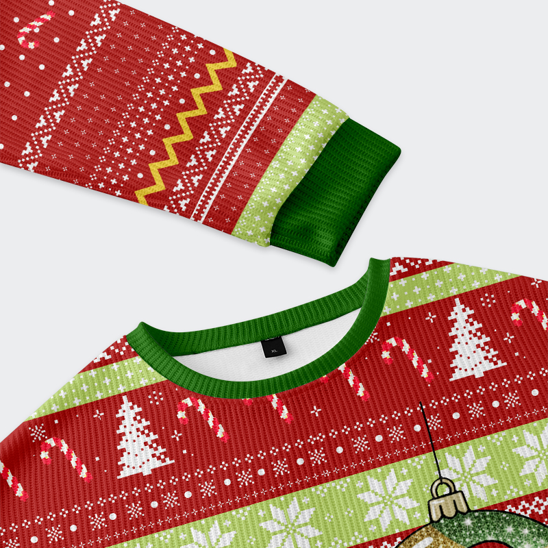 Tokyo-Tiger Christmas Cucumber Funny Christmas Ugly Sweatshirt