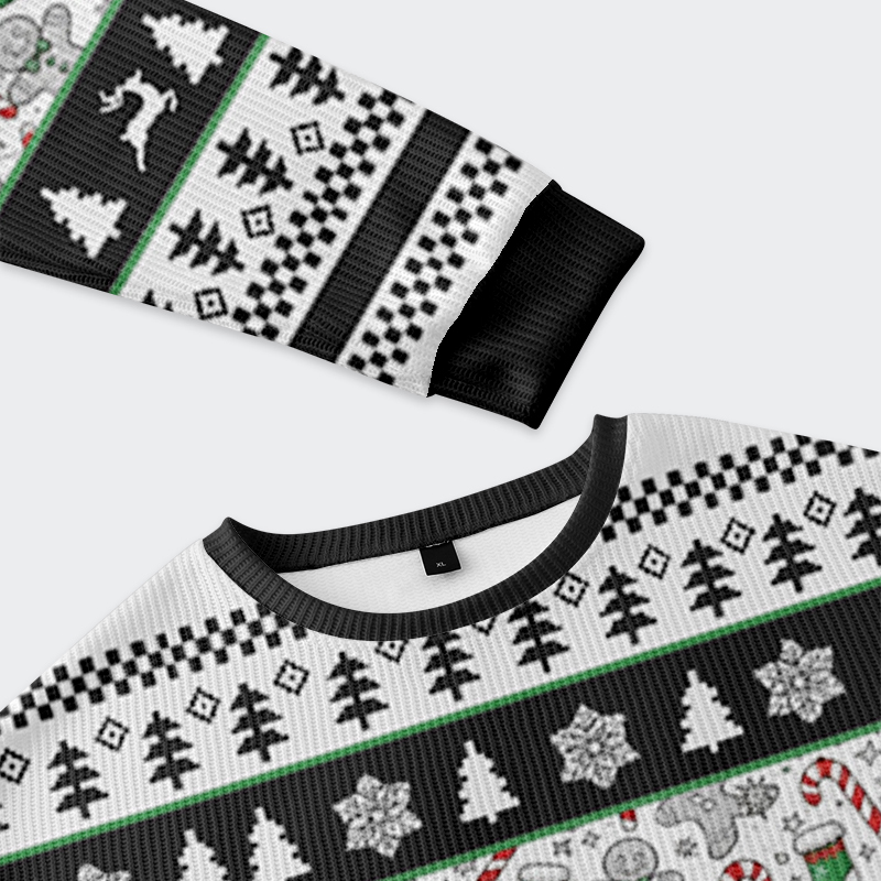 Tokyo-Tiger A Funny Cat Staring At You Christmas Ugly Sweatshirt