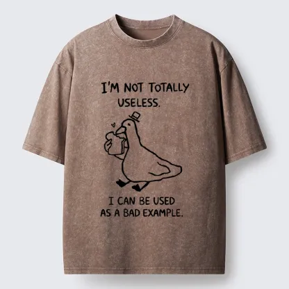 Tokyo-Tiger Funny Duck Meme Washed T-Shirt